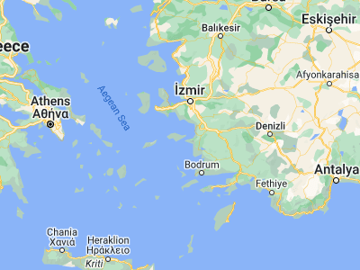 Map showing location of Kokkárion (37.77639, 26.89389)