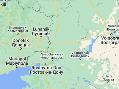 Map showing location of Koksovyy (48.20058, 40.65089)