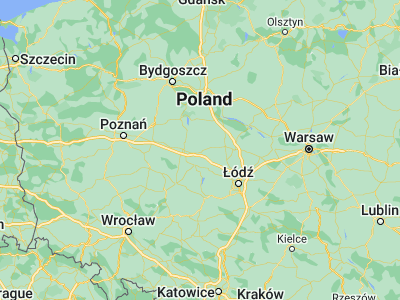 Map showing location of Koło (52.20024, 18.63865)