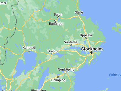 Map showing location of Kolsva (59.6, 15.83333)