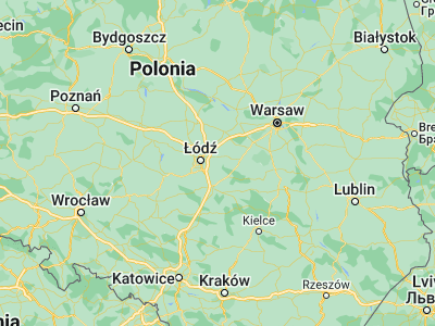 Map showing location of Koluszki (51.73872, 19.81994)