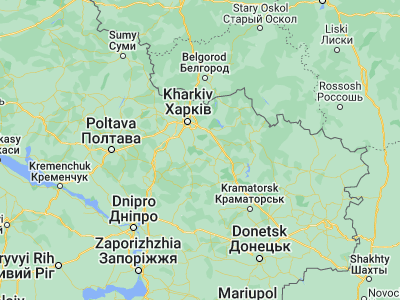 Map showing location of Komsomol’s’ke (49.59701, 36.52618)