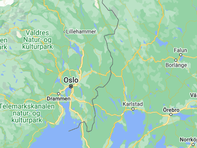 Map showing location of Kongsvinger (60.19049, 11.99772)