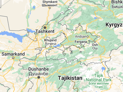 Map showing location of Konibodom (40.29414, 70.43122)