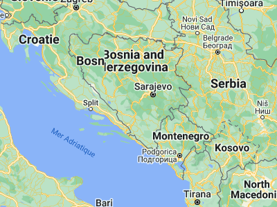 Map showing location of Konjic (43.65126, 17.96082)