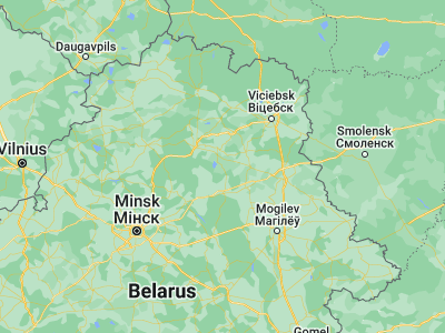 Map showing location of Konstantinovo (54.6593, 29.2684)