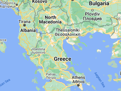 Map showing location of Kontariótissa (40.22889, 22.46222)