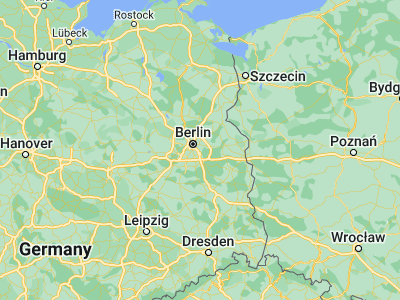 Map showing location of Köpenick (52.4455, 13.57455)