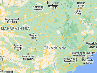 Map showing location of Koratla (18.81667, 78.71667)