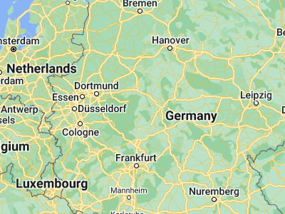 Map showing location of Korbach (51.27561, 8.873)