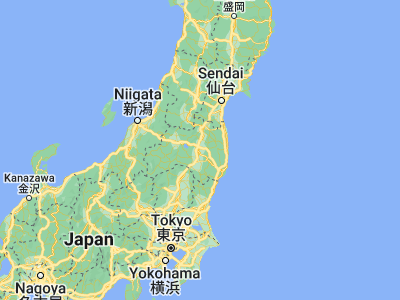 Map showing location of Kōriyama (37.4, 140.38333)