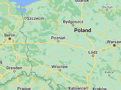 Map showing location of Kórnik (52.24772, 17.08949)