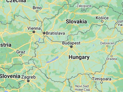 Map showing location of Környe (47.54668, 18.3208)