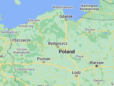 Map showing location of Koronowo (53.3137, 17.93698)
