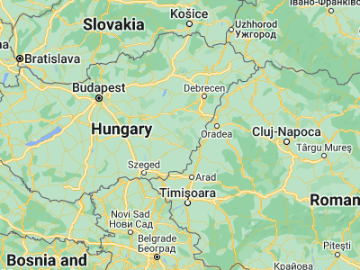 Map showing location of Köröstarcsa (46.88333, 21.03333)