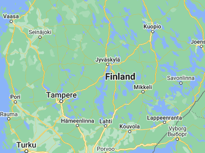 Map showing location of Korpilahti (62.01667, 25.55)