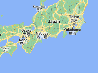 Map showing location of Kosai (34.7184, 137.53175)