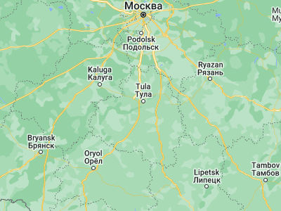 Map showing location of Kosaya Gora (54.11896, 37.54459)