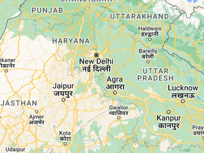 Map showing location of Kosi (27.794, 77.4383)