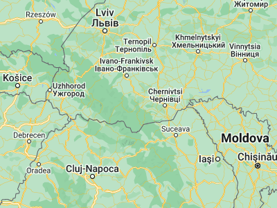Map showing location of Kosiv (48.31071, 25.09575)