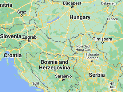 Map showing location of Koška (45.54528, 18.28583)