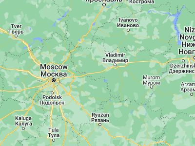 Map showing location of Kosterevo (55.9299, 39.61438)