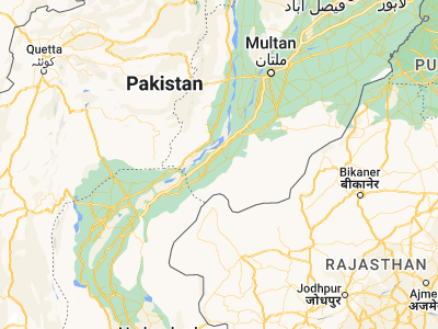 Map showing location of Kot Samāba (28.5522, 70.46837)