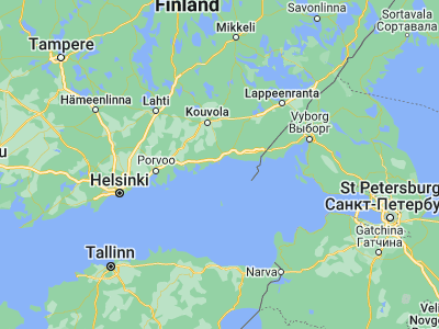 Map showing location of Kotka (60.46667, 26.91667)