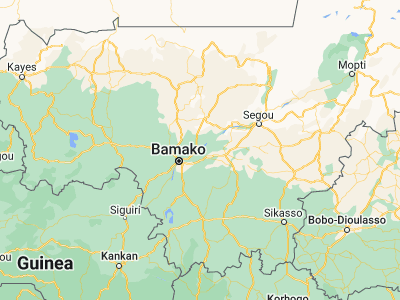 Map showing location of Koulikoro (12.86273, -7.55985)