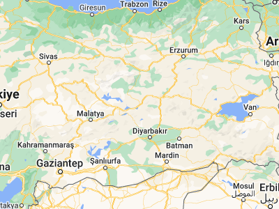 Map showing location of Kovancılar (38.72139, 39.86806)