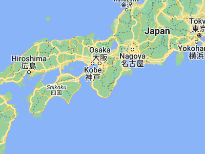 Map showing location of Kōya (34.21294, 135.62244)