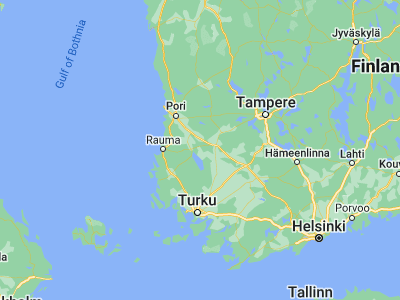 Map showing location of Köyliö (61.1191, 22.30976)