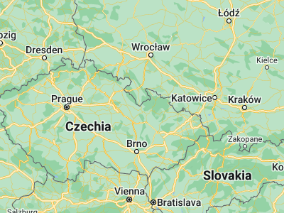 Map showing location of Králíky (50.08384, 16.76054)