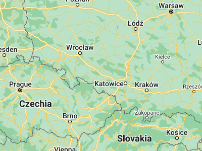 Map showing location of Krapkowice (50.47515, 17.96539)