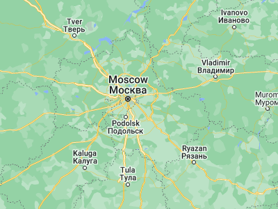 Map showing location of Kraskovo (55.64972, 37.98778)