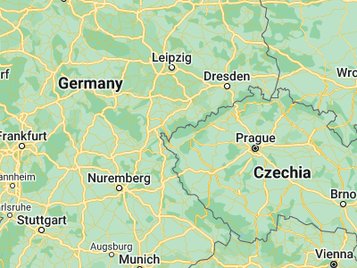 Map showing location of Kraslice (50.32372, 12.51747)