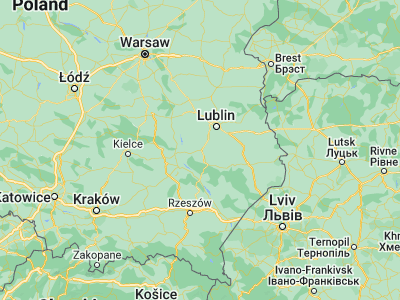 Map showing location of Kraśnik (50.9236, 22.22706)