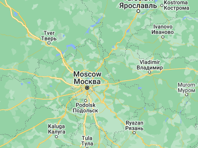 Map showing location of Krasnoarmeysk (56.1, 38.13333)