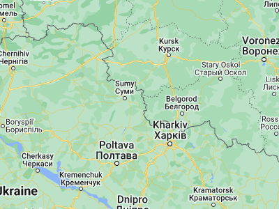 Map showing location of Krasnopillya (50.77458, 35.25965)