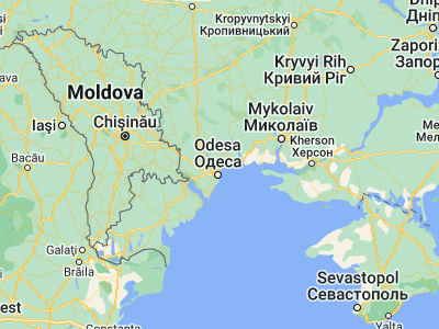 Map showing location of Krasnosilka (46.62258, 30.77421)