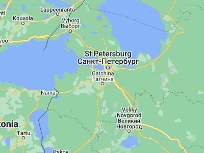 Map showing location of Krasnoye Selo (59.73833, 30.08944)