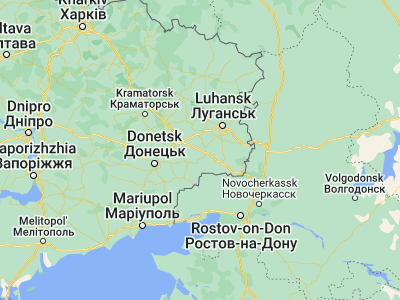 Map showing location of Krasnyy Kut (48.20138, 38.79765)
