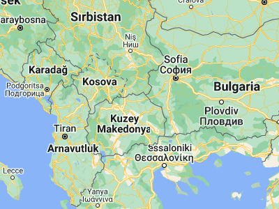 Map showing location of Kratovo (42.07917, 22.18139)