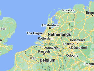 Map showing location of Krimpen aan den IJssel (51.91667, 4.60278)