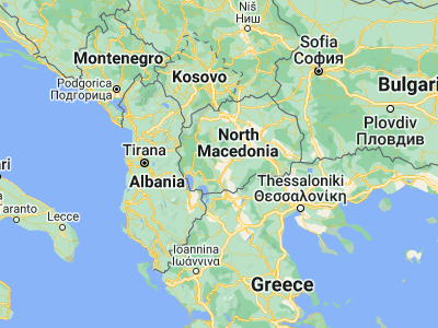 Map showing location of Krivogashtani (41.33611, 21.33306)