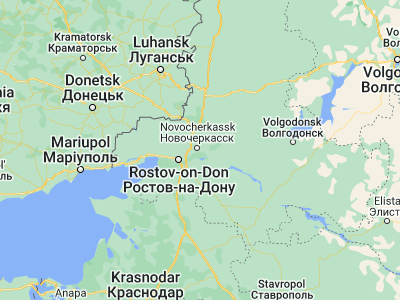 Map showing location of Krivyanskaya (47.39625, 40.1662)