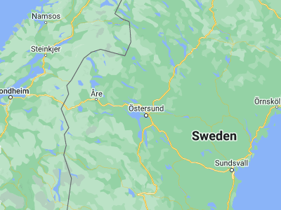 Map showing location of Krokom (63.32589, 14.44883)