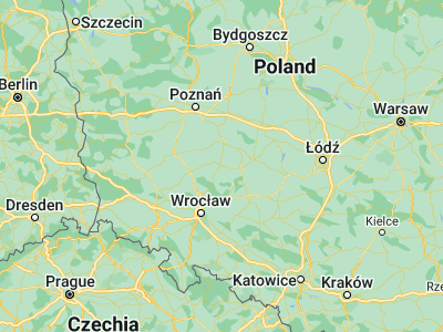 Map showing location of Krotoszyn (51.69868, 17.43738)
