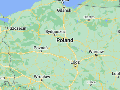 Map showing location of Kruszwica (52.67562, 18.33131)