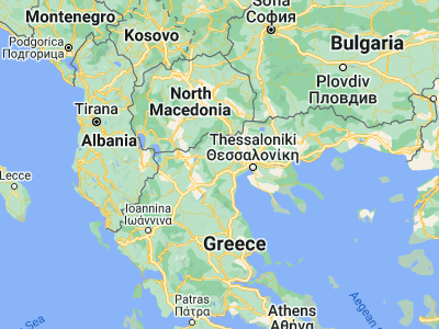 Map showing location of Krýa Vrýsi (40.68722, 22.30222)